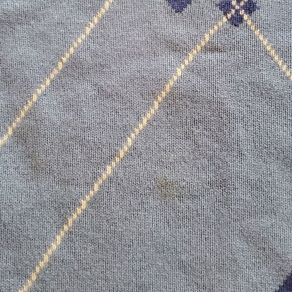 A. Giannetti Cashmere Argyle Sweater Small - Picture 5 of 6